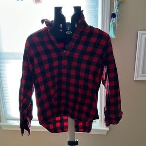 Madewell buffalo checkered top